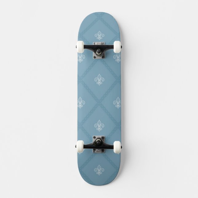 Lilienmuster Skateboard (Vorderseite)