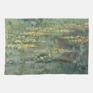 Lilienteich Claude Monet Geschirrtuch