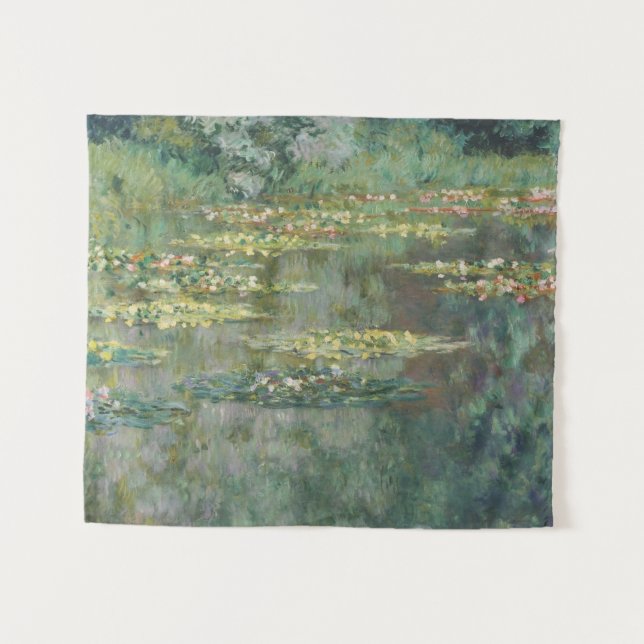 Lilienteich Claude Monet Wandteppich (Vorderseite (Horizontal))