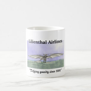 Lilienthal Fluglinien Kaffeetasse