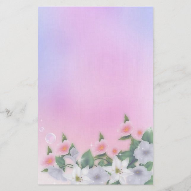 Lilies Briefpapier (Vorderseite)