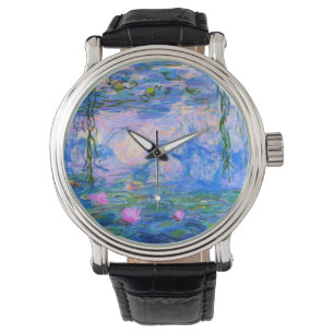Lilies Claude Monet restauriert Armbanduhr