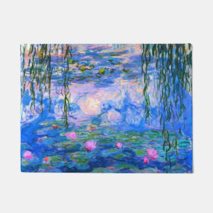 Lilies Claude Monet restauriert Fußmatte