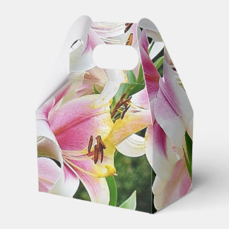 Lilies Favor Box Geschenkschachtel