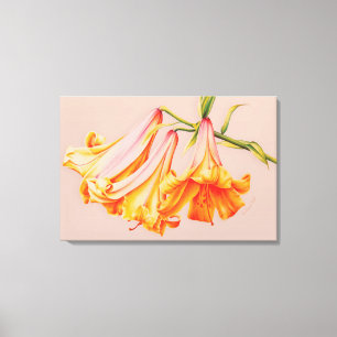 Lilies Fine Art botanische Leinwand groß