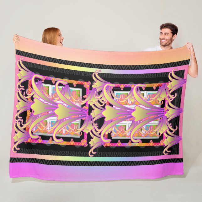 Lilies Fleecedecke (Beispiel)