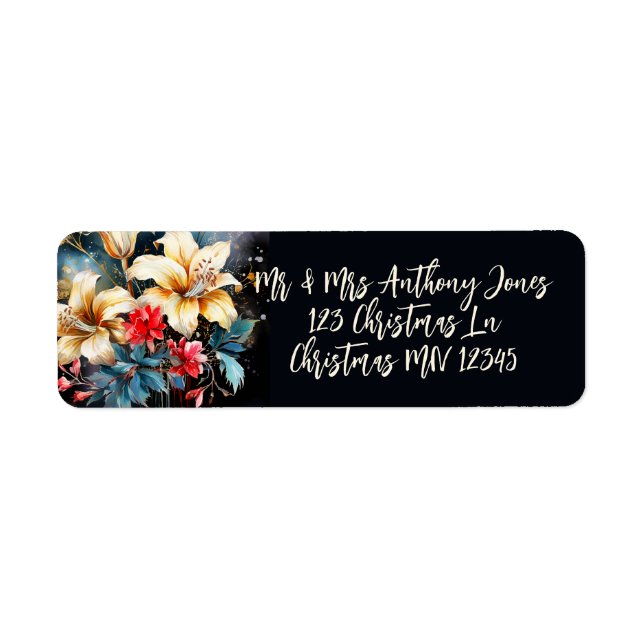 Lilies Floral Christmas (Vorne)