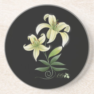 Lilies Getränkeuntersetzer