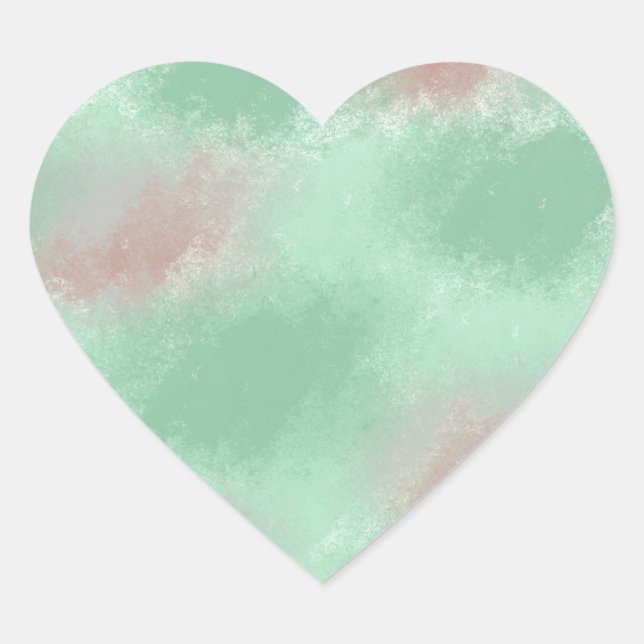 Lilies Herz-Aufkleber (Vorderseite)