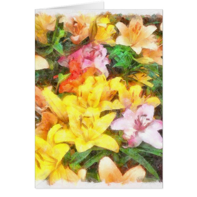 Lilies Liebe und leichte Wasserfarbe (Vorne)