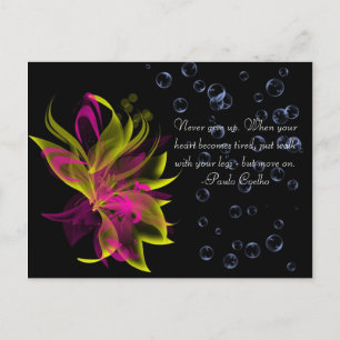 Lilies N' Bubbles Postkarte