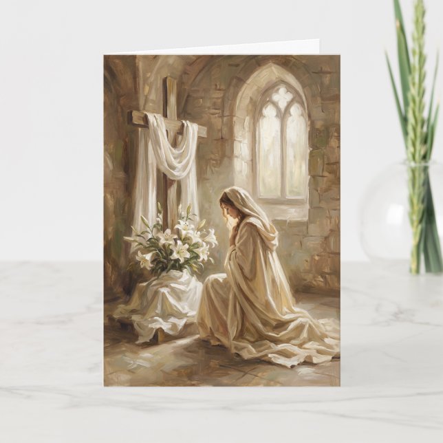 Lilies of His Love Easter Card Karte (Vorderseite)