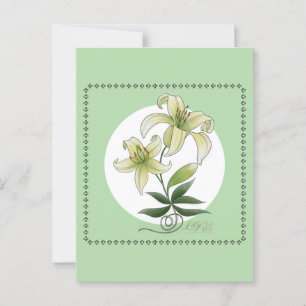 Lilies Postkarte