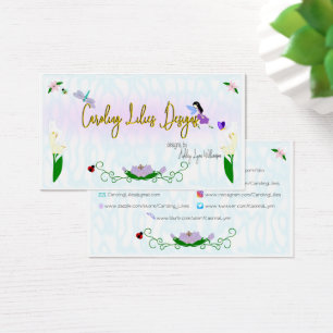 Lilies Redesign Card Caroling