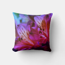 Lilies Throw Pillow