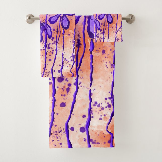 Lilies Tropical Sky Badhandtuch Set (Insitu)