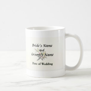 Lilies und Berries Hochzeitmaterial Kaffeetasse