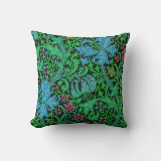 Lilies Vintages Blumenmuster Kissen