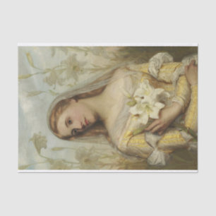 Lilies von Gustav Pope Seidenpapier