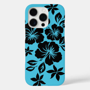Lilikoi Hibiskus Hawaiian Floral Turquoise iPhone 16 Pro Hülle