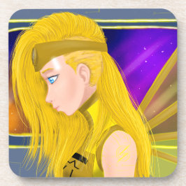 Lilin OC - Cyborg angel - Starset inspiriert art Getränkeuntersetzer