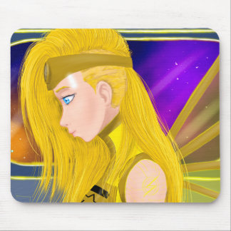 Lilin OC - Cyborg angel - Starset inspiriert art Mousepad