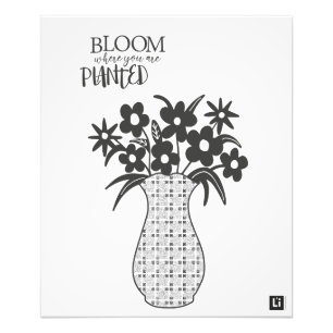 Lil'Inspirations #12 - Bloom where you are planted Fotodruck