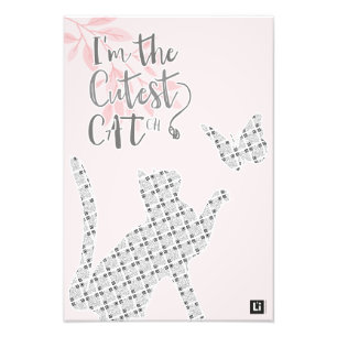 Lil'Inspirations #15 - I'm the cutest CATch Fotodruck
