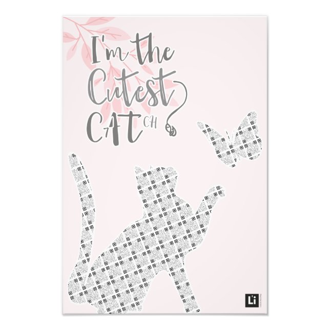 Lil'Inspirations #15 - I'm the cutest CATch Fotodruck (Vorne)