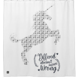 Lil'Inspirations #23 - Different does not mean...  Duschvorhang