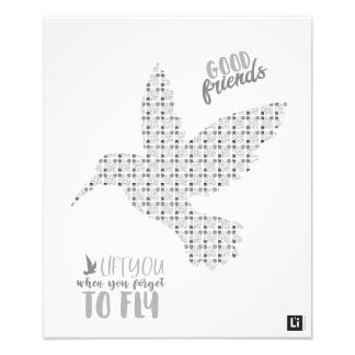 Lil'Inspirations #2 - Good friends lift you... Fotodruck