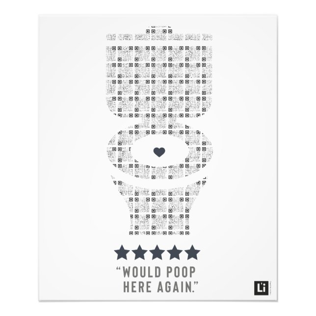 Lil'Inspirations #36 - Would poop here again Fotodruck (Vorne)