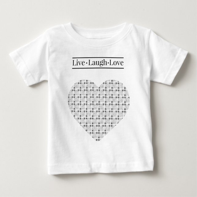 Lil'Inspirations #5 - Live, Laugh, Love Baby T-shirt (Vorderseite)