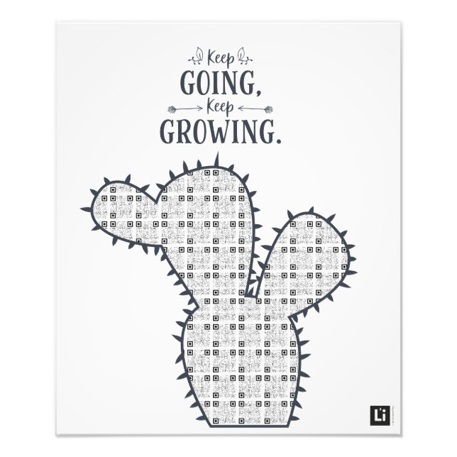 Lil'Inspirations #9 - Keep going, keep growing Fotodruck (Vorne)