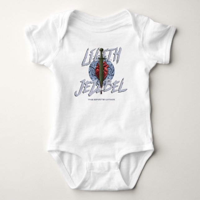 Lilith and Jezebel Baby Strampler (Vorderseite)