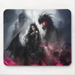 Lilith, Dunkle Göttin, Okkult, Hexerei, Gotik 1 Mousepad