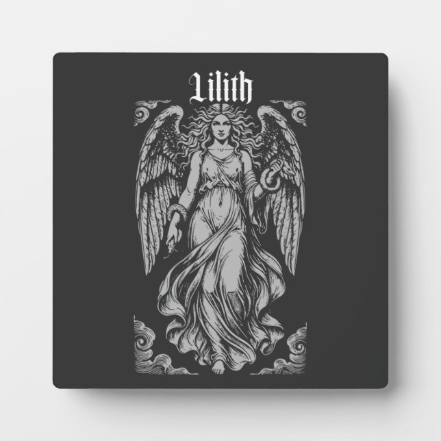Lilith Engel Gothic Reverie Fotoplatte (Vorderseite)