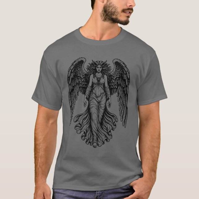 Lilith gefallener Engel T-Shirt (Vorderseite)
