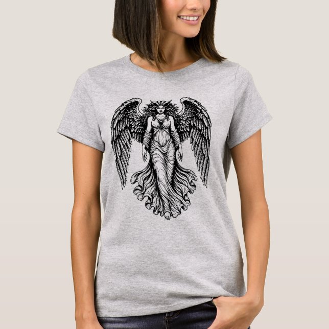 Lilith gefallener Engel T-Shirt (Vorderseite)
