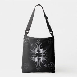 Lilith Hexe-Schwarzweiss-Tasche Tragetaschen Mit Langen Trägern