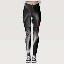 lilith HexePentagram baphomet Leggings Schwarzes