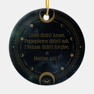 Lilith kniete nicht Göttliche Rebellion Inspiriere Keramik Ornament