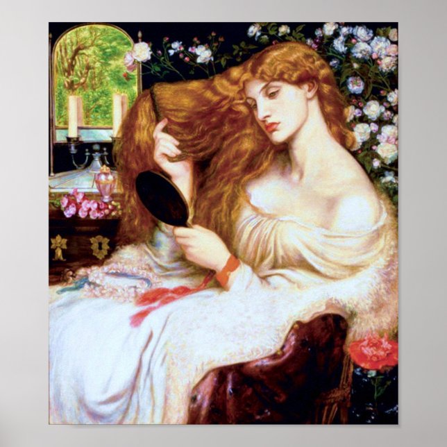 Lilith mit rotem Haar Poster (Vorne)