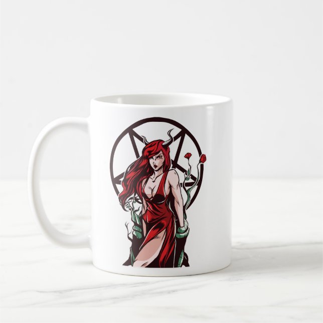 Lilith Pagan Goddess Kaffeetasse (Links)