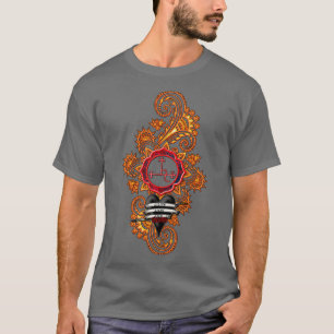 Lilith Sigil und Fire Mandala T-Shirt