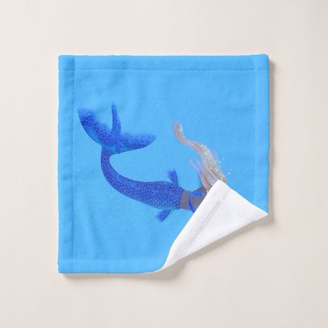 Lilith Siren Mermaid Badhandtuch Set (Waschlappen)