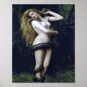 Lilith von John Collier 1887 Poster