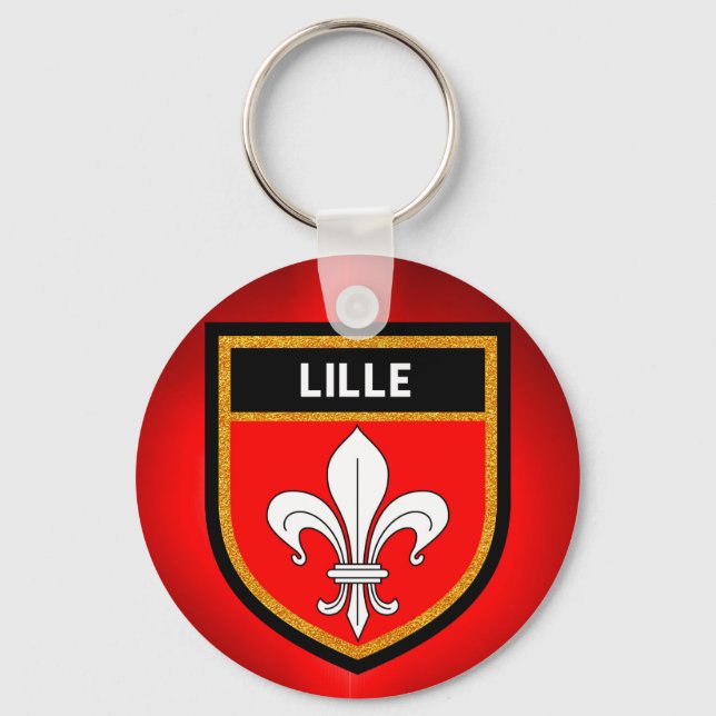 Lille Flag Schlüsselanhänger (Vorderseite)