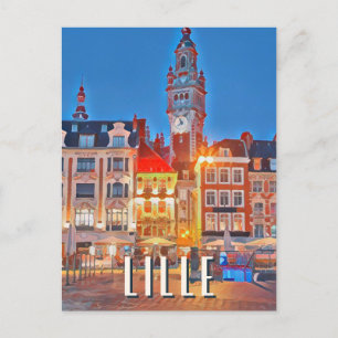 Lille Foto Vintage Postkarte