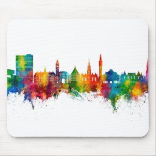 Lille France Skyline Mousepad